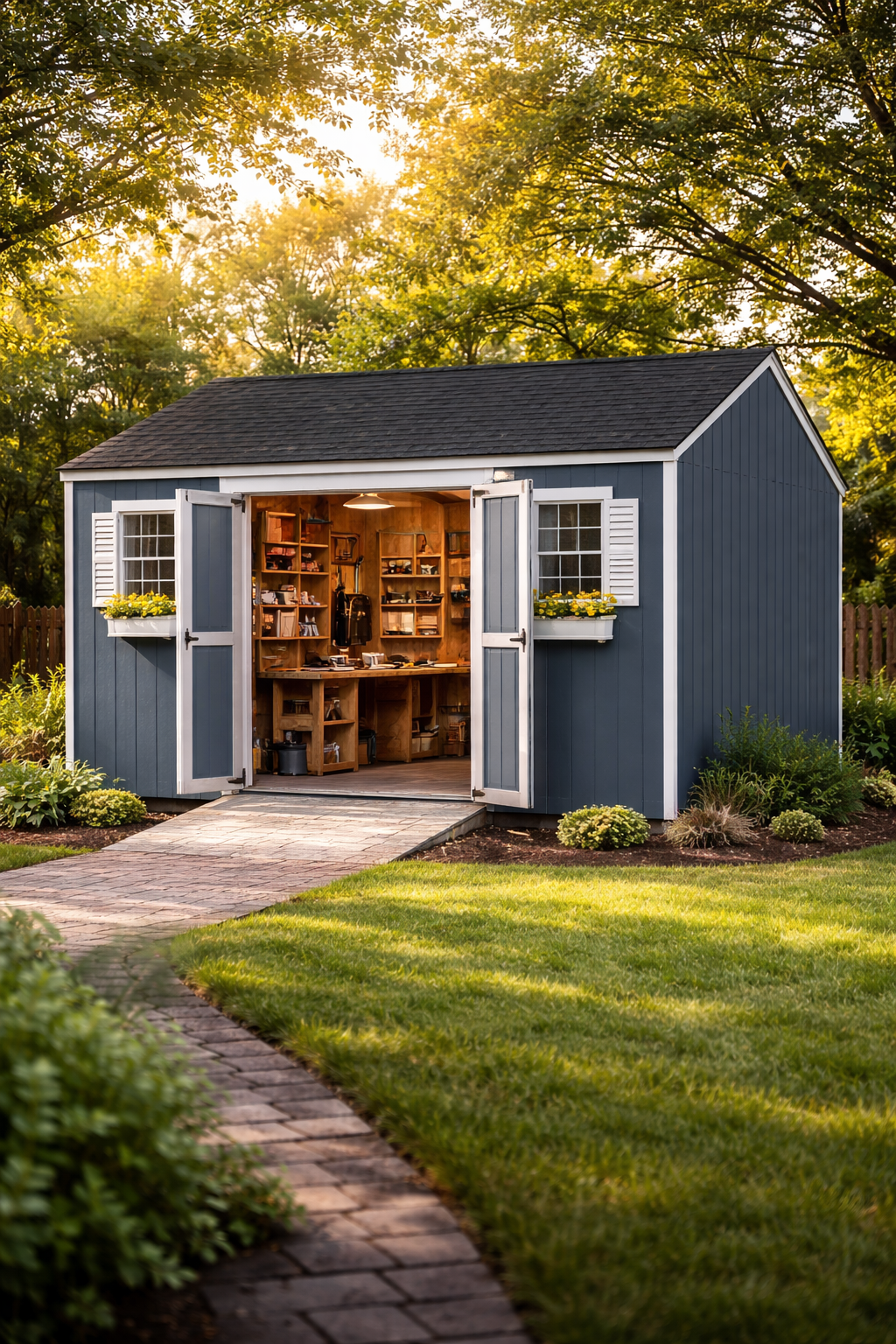 Backyard Workshops Designed for Craftsmanship