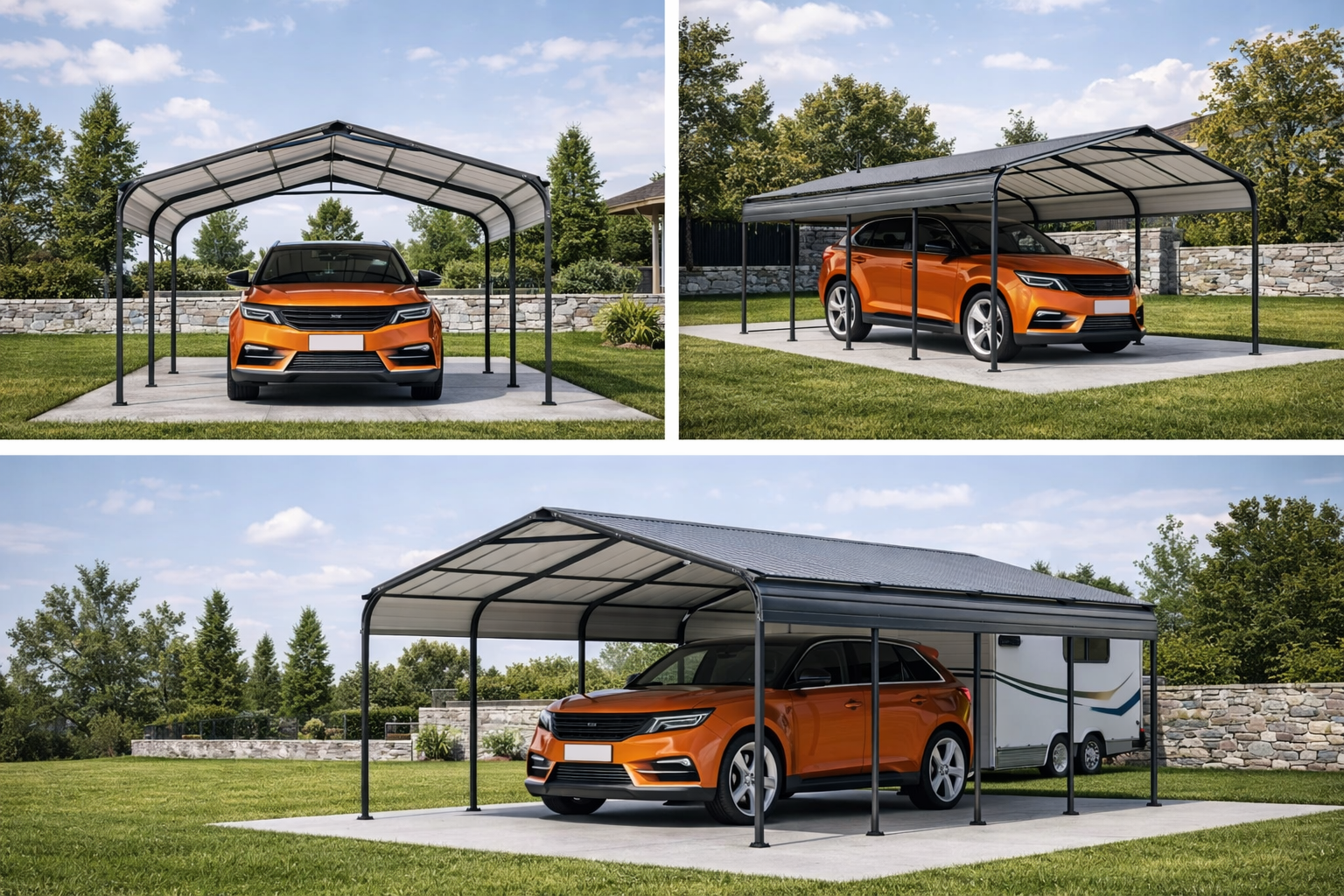The Vehicle Shield —  No-Permit Storage Solution