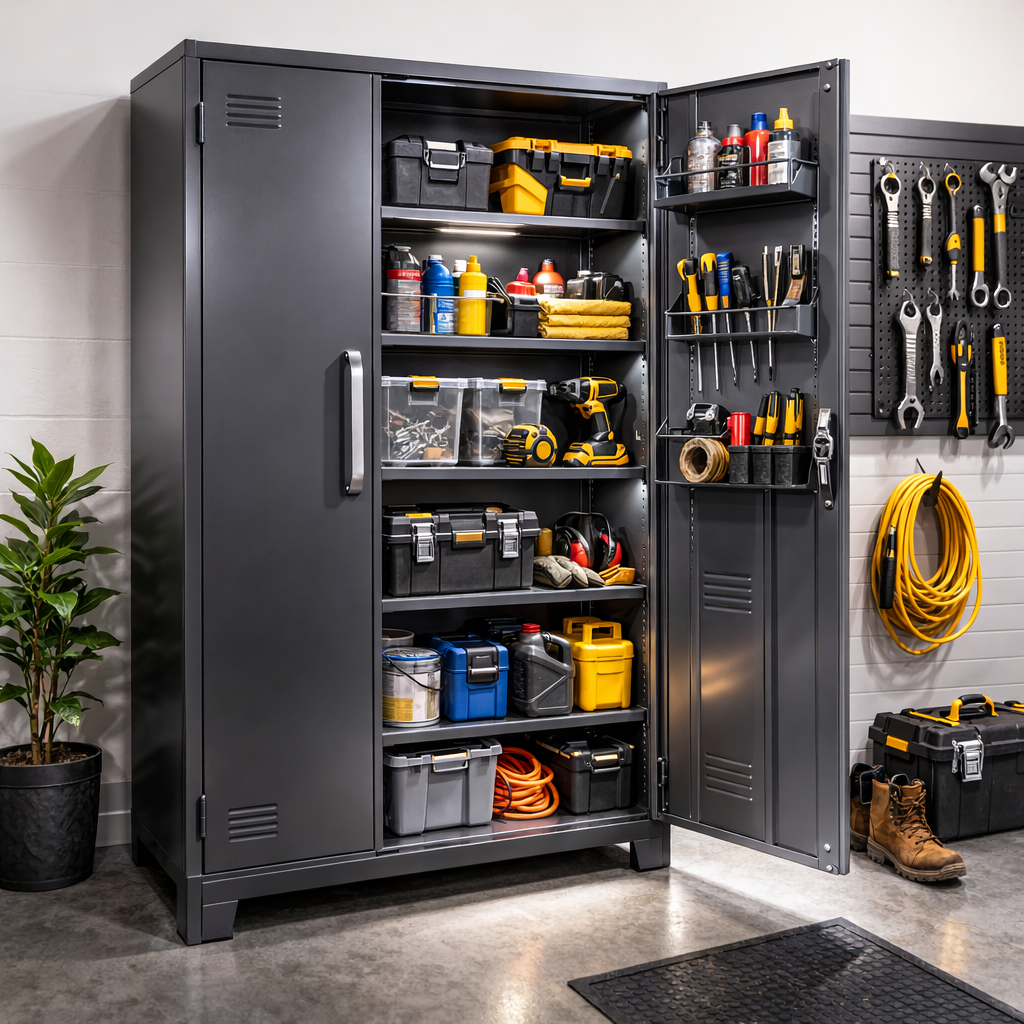 Lockable Steel Utility Cabinet System