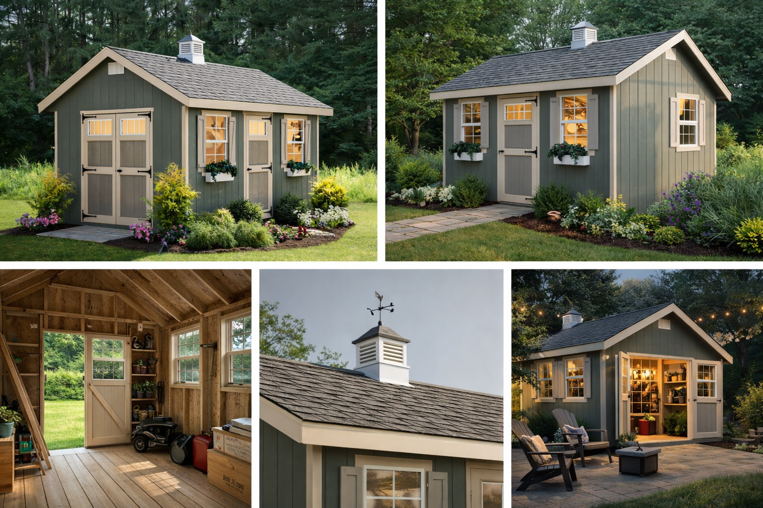 Classic Storage Shed – No-Permit Wood Storage